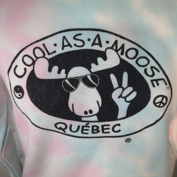 Coastal Culture Ladies Size XS Fleece Lined Pink Blue Green Sweat Shirt - Picture 5 of 9